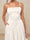 A-Line/Princess Spaghetti Straps Sleeveless Basque Waist Prom Dresses with Ruched