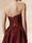 A-Line/Princess Strapless Sleeveless Basque Waist Prom Dresses with Ruched
