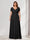 A-Line/Princess V-Neck Short Sleeves Chiffon Plus Size Bridesmaid Dresses With Bowknot