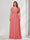 A-Line/Princess V-Neck Short Sleeves Chiffon Plus Size Bridesmaid Dresses With Bowknot