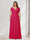 A-Line/Princess V-Neck Short Sleeves Chiffon Plus Size Bridesmaid Dresses With Bowknot