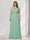 A-Line/Princess V-Neck Short Sleeves Chiffon Plus Size Bridesmaid Dresses With Bowknot
