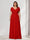 A-Line/Princess V-Neck Short Sleeves Chiffon Plus Size Bridesmaid Dresses With Bowknot