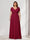 A-Line/Princess V-Neck Short Sleeves Chiffon Plus Size Bridesmaid Dresses With Bowknot