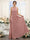 A-Line/Princess Halter Sleeveless Chiffon Bridesmaid Dresses With Ruffles