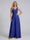 Jumpsuit V-Neck Sleeveless Chiffon Bridesmaid Dresses with Split Side