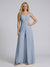 Jumpsuit V-Neck Sleeveless Chiffon Bridesmaid Dresses with Split Side