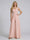 Jumpsuit V-Neck Sleeveless Chiffon Bridesmaid Dresses with Split Side