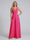 Jumpsuit V-Neck Sleeveless Chiffon Bridesmaid Dresses with Split Side