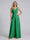 Jumpsuit V-Neck Sleeveless Chiffon Bridesmaid Dresses with Split Side