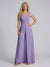 Jumpsuit V-Neck Sleeveless Chiffon Bridesmaid Dresses with Split Side