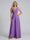 Jumpsuit V-Neck Sleeveless Chiffon Bridesmaid Dresses with Split Side
