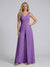 Jumpsuit V-Neck Sleeveless Chiffon Bridesmaid Dresses with Split Side