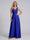 Jumpsuit V-Neck Sleeveless Chiffon Bridesmaid Dresses with Split Side