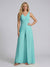 Jumpsuit V-Neck Sleeveless Chiffon Bridesmaid Dresses with Split Side