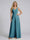 Jumpsuit V-Neck Sleeveless Chiffon Bridesmaid Dresses with Split Side