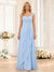 A-Line/Princess Sweetheart Sleeveless Chiffon Bridesmaid Dresses With Lace