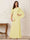 A-Line/Princess Scoop Half Sleeves Floor-Length Mother of the Bride Dresses with Ruched & Split Side