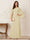 A-Line/Princess Scoop Half Sleeves Floor-Length Mother of the Bride Dresses with Ruched & Split Side