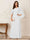 A-Line/Princess Scoop Half Sleeves Floor-Length Mother of the Bride Dresses with Ruched & Split Side