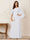 A-Line/Princess Scoop Half Sleeves Floor-Length Mother of the Bride Dresses with Ruched & Split Side