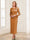 Sheath/Column Scoop Long Sleeves Ankle-Length Mother of the Bride Dresses with Belt