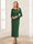 Sheath/Column Scoop Long Sleeves Ankle-Length Mother of the Bride Dresses with Belt