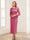 Sheath/Column Scoop Long Sleeves Ankle-Length Mother of the Bride Dresses with Belt