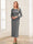 Sheath/Column Scoop Long Sleeves Ankle-Length Mother of the Bride Dresses with Belt