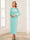 Sheath/Column Scoop Long Sleeves Ankle-Length Mother of the Bride Dresses with Belt