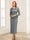 Sheath/Column Scoop Long Sleeves Ankle-Length Mother of the Bride Dresses with Belt
