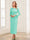 Sheath/Column Scoop Long Sleeves Ankle-Length Mother of the Bride Dresses with Belt