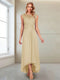A-Line/Princess Scoop Sleeveless Ankle-Length Mother of the Bride Dresses with Lace & Applique