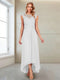 A-Line/Princess Scoop Sleeveless Ankle-Length Mother of the Bride Dresses with Lace & Applique