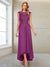 A-Line/Princess Scoop Sleeveless Ankle-Length Mother of the Bride Dresses with Lace & Applique