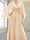 A-Line/Princess V-Neck Half Sleeves Floor-Length Mother of the Bride Dresses with Beading & Applique