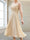 A-Line/Princess Scoop Half Sleeves Tea-Length Mother of the Bride Dresses with Ruched