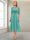 A-Line/Princess Scoop Half Sleeves Tea-Length Mother of the Bride Dresses with Ruched