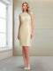 Sheath/Column Scoop Short Sleeves Knee-Length Mother of the Bride Dresses with Lace & Applique & Jacket