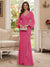 Sheath/Column V-Neck Long Sleeves Floor-Length Mother of the Bride Dresses with Lace & Applique