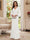 Sheath/Column V-Neck Long Sleeves Floor-Length Mother of the Bride Dresses with Lace & Applique