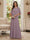 A-Line/Princess Scoop Half Sleeves Floor-Length Mother of the Bride Dresses with Beading