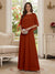 A-Line/Princess Scoop Half Sleeves Floor-Length Mother of the Bride Dresses with Beading