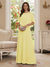 A-Line/Princess Scoop Half Sleeves Floor-Length Mother of the Bride Dresses with Beading