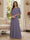 A-Line/Princess Scoop Half Sleeves Floor-Length Mother of the Bride Dresses with Beading