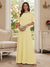 A-Line/Princess Scoop Half Sleeves Floor-Length Mother of the Bride Dresses with Beading