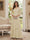 A-Line/Princess V-Neck 3/4 Sleeves Floor-Length Mother of the Bride Dresses with Lace & Applique
