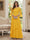 A-Line/Princess V-Neck 3/4 Sleeves Floor-Length Mother of the Bride Dresses with Lace & Applique