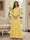 A-Line/Princess V-Neck 3/4 Sleeves Floor-Length Mother of the Bride Dresses with Lace & Applique