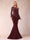 Sheath/Column Scoop Long Sleeves Floor-Length Mother of the Bride Dresses with Rhinestone